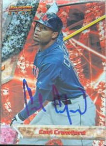 Carl Crawford Autographed 2011 Bowman - Bowman's Best #BB25 
