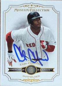 Carl Crawford Autographed 2012 Topps Museum Collection #11 