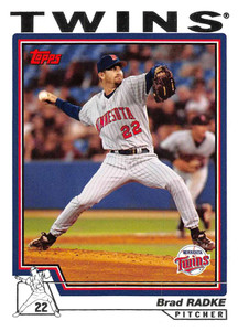 2004 Topps #32 Brad Radke NM-MT Minnesota Twins 