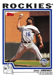 2004 Topps #53 Jose Jimenez NM-MT Colorado Rockies 