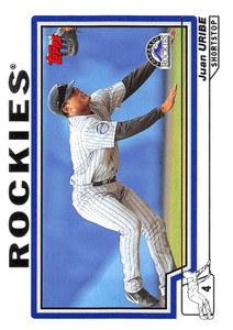 2004 Topps #87 Juan Uribe NM-MT Colorado Rockies 