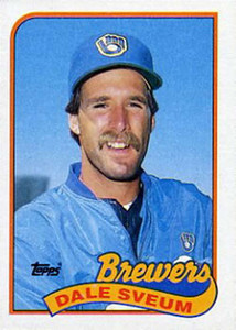 1989 Topps #12 Dale Sveum NM-MT Milwaukee Brewers 