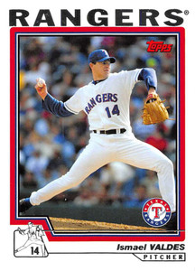 2004 Topps #123 Ismael Valdes NM-MT Texas Rangers 