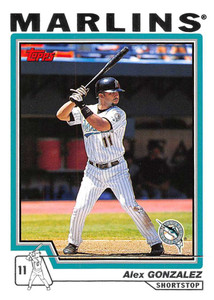 2004 Topps #144 Alex Gonzalez NM-MT Florida Marlins 