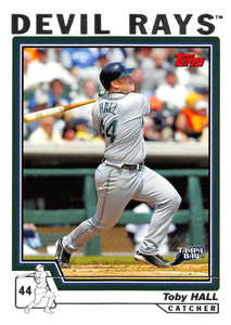 2004 Topps #159 Toby Hall NM-MT Tampa Bay Devil Rays 