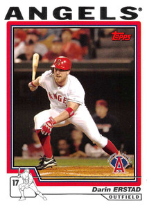 2004 Topps #161 Darin Erstad NM-MT Anaheim Angels 