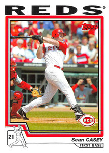 2004 Topps #167 Sean Casey NM-MT Cincinnati Reds 