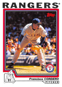 2004 Topps #227 Francisco Cordero NM-MT Texas Rangers 