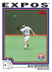 2004 Topps #244 Brad Wilkerson NM-MT Montreal Expos 