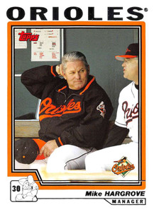 2004 Topps #270 Mike Hargrove MG NM-MT Baltimore Orioles 