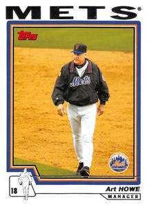 2004 Topps #285 Art Howe MG NM-MT New York Mets 