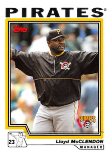 2004 Topps #289 Lloyd McClendon MG NM-MT Pittsburgh Pirates 