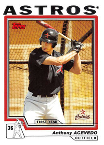 2004 Topps #297 Anthony Acevedo FY NM-MT RC Rookie Houston Astros 