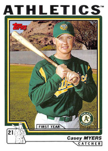 2004 Topps #301 Casey Myers FY NM-MT RC Rookie Oakland Athletics 