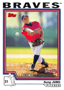 2004 Topps #308 Sung Jung FY NM-MT RC Rookie Atlanta Braves 