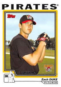 2004 Topps #325 Zach Duke FY NM-MT RC Rookie Pittsburgh Pirates 