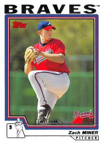 2004 Topps #326 Zach Miner FY NM-MT RC Rookie Atlanta Braves 
