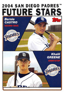 2004 Topps #327 Bernie Castro/Khalil Greene FS NM-MT San Diego Padres 