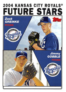 2004 Topps #330 Zack Greinke/Jimmy Gobble FS NM-MT Kansas City Royals 