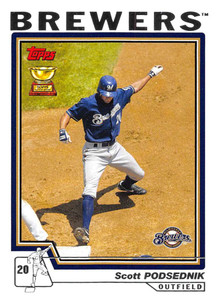 2004 Topps #378 Scott Podsednik NM-MT Milwaukee Brewers 