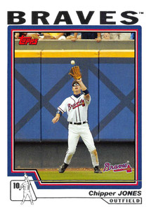 2004 Topps #390 Chipper Jones NM-MT Atlanta Braves 
