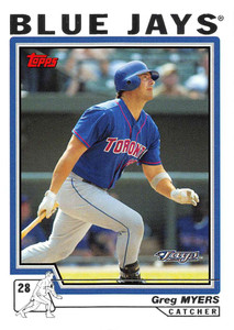 2004 Topps #427 Greg Myers NM-MT Toronto Blue Jays 