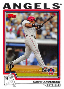 2004 Topps #430 Garret Anderson NM-MT Anaheim Angels 