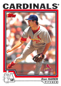 2004 Topps #496 Dan Haren NM-MT St. Louis Cardinals 