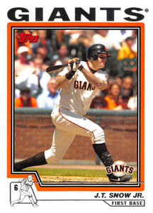 2004 Topps #523 J.T. Snow NM-MT San Francisco Giants 