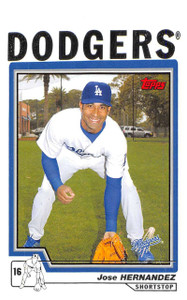 2004 Topps #599 Jose Hernandez NM-MT Los Angeles Dodgers 