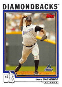 2004 Topps #606 Jose Valverde NM-MT Arizona Diamondbacks 