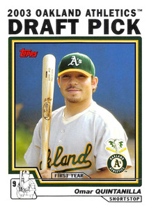 2004 Topps #677 Omar Quintanilla DP NM-MT RC Rookie Oakland Athletics 