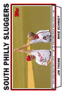 2004 Topps #695 Jim Thome/Mike Schmidt NM-MT Philadelphia Phillies 