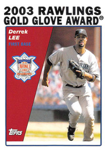 2004 Topps #707 Derrek Lee GG NM-MT Florida Marlins 