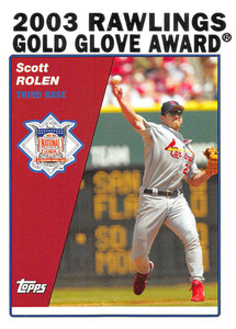 2004 Topps #709 Scott Rolen GG NM-MT St. Louis Cardinals 