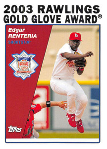 2004 Topps #710 Edgar Renteria GG NM-MT St. Louis Cardinals 