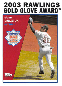 2004 Topps #712 Jose Cruz Jr. GG NM-MT San Francisco Giants 