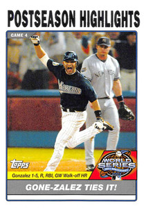 2004 Topps #730 Alex Gonzalez WS NM-MT Florida Marlins 