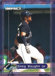 2000 Fleer Impact #46 Greg Vaughn NM-MT  Tampa Bay Devil Rays 