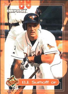 2000 Fleer Impact #98 B.J. Surhoff NM-MT  Baltimore Orioles 