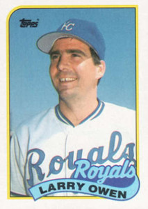 1989 Topps #87 Larry Owen NM-MT Kansas City Royals 