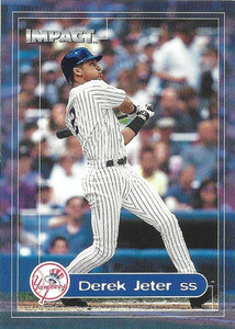 SOLD 175867 2000 Fleer Impact #115 Derek Jeter NM-MT  New York Yankees 
