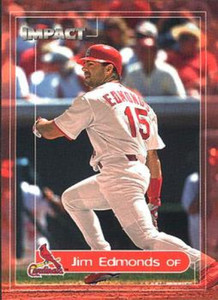 2000 Fleer Impact #179 Jim Edmonds NM-MT  St. Louis Cardinals 
