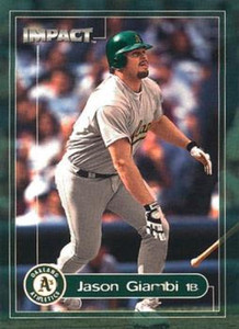 2000 Fleer Impact #186 Jason Giambi NM-MT  Oakland Athletics 