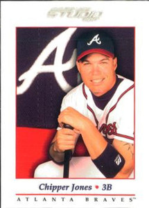 2001 Donruss Studio #4 Chipper Jones NM-MT  Atlanta Braves 