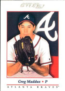 2001 Donruss Studio #8 Greg Maddux NM-MT  Atlanta Braves 