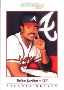 2001 Donruss Studio #26 Brian Jordan NM-MT  Atlanta Braves 