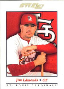 2001 Donruss Studio #33 Jim Edmonds NM-MT  St. Louis Cardinals 