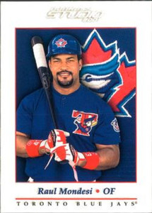 2001 Donruss Studio #95 Raul Mondesi NM-MT  Toronto Blue Jays 