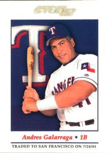 2001 Donruss Studio #141 Andres Galarraga NM-MT  San Francisco Giants 
